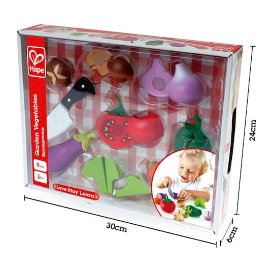 Hape Garden Vegetables Kitchen Food Playset